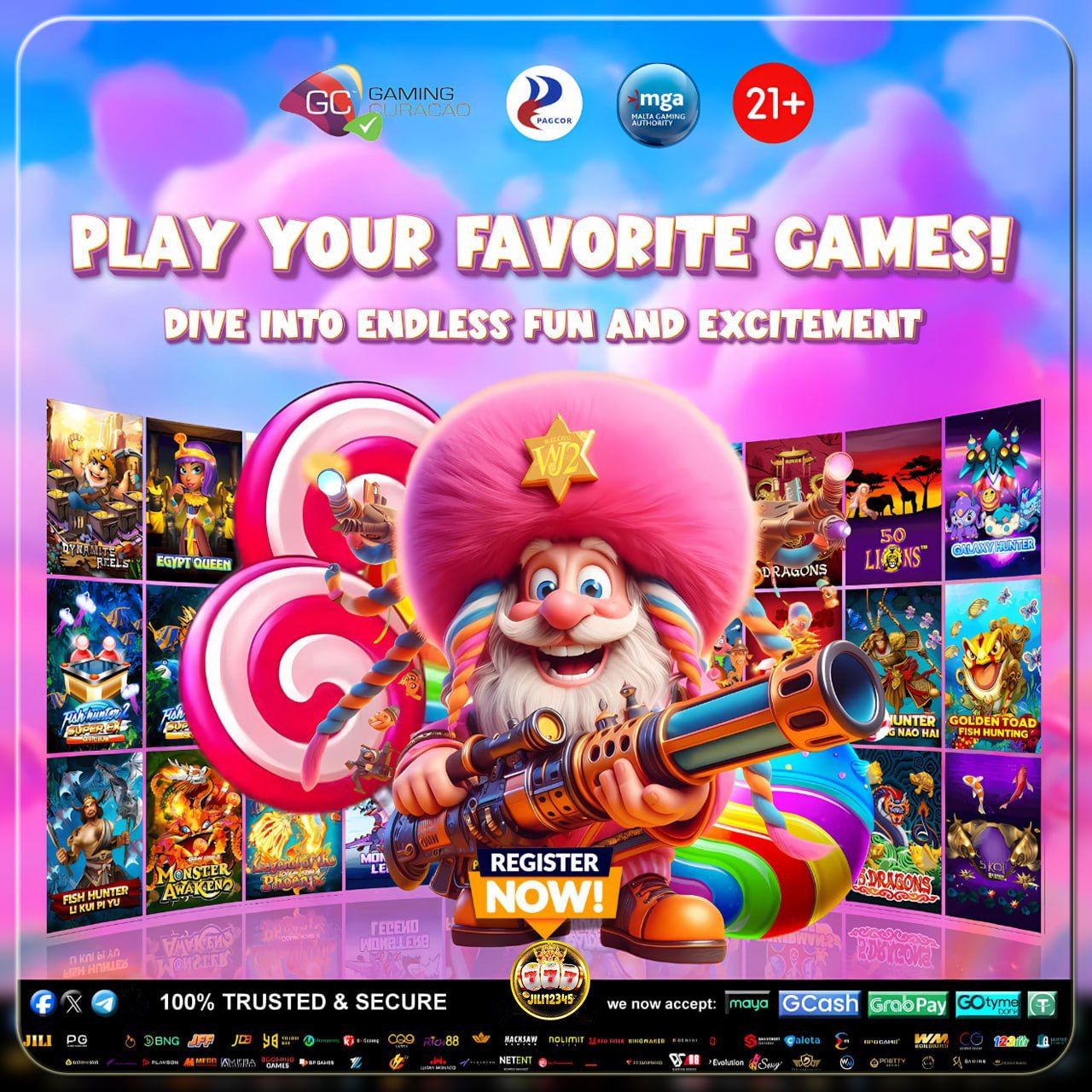 Ilustração de máquinas de slot online